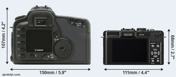 Comparison 10D or LX7 rear