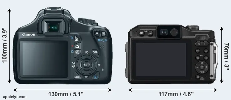 Comparison 1100D or FT7 rear