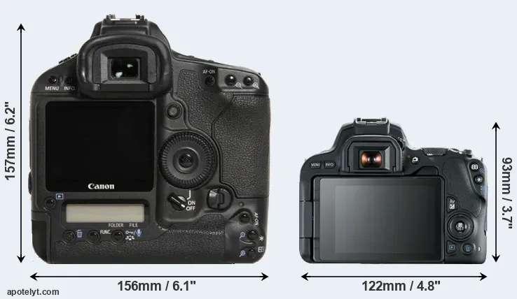 Comparison 1D Mark III or SL2 rear