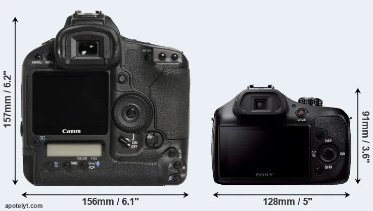 Comparison 1D Mark III or A3000 rear