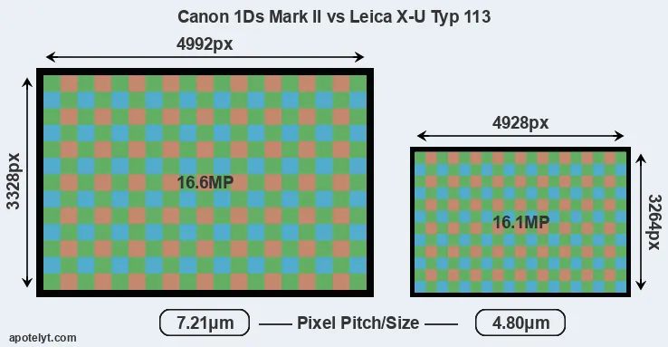 1Ds Mark II versus X-U Typ 113 MP