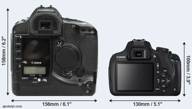 Comparison 1Ds or T5 rear