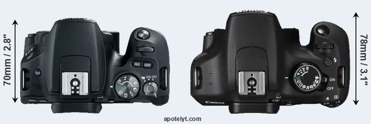 Compare 200D versus T5 top