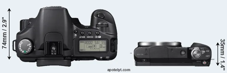 Compare 30D versus NEX-3N top