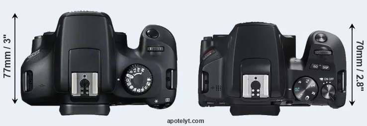 Compare 4000D versus SL3 top