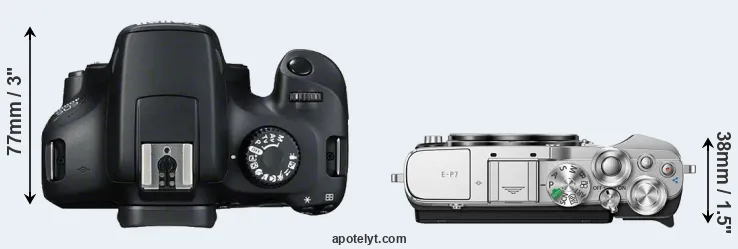 Compare 4000D versus E-P7 top