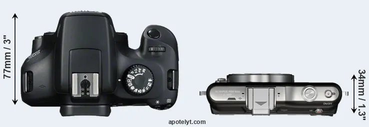 Compare 4000D versus E-PM1 top