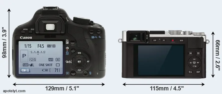 Comparison 500D or D-LUX 7 rear