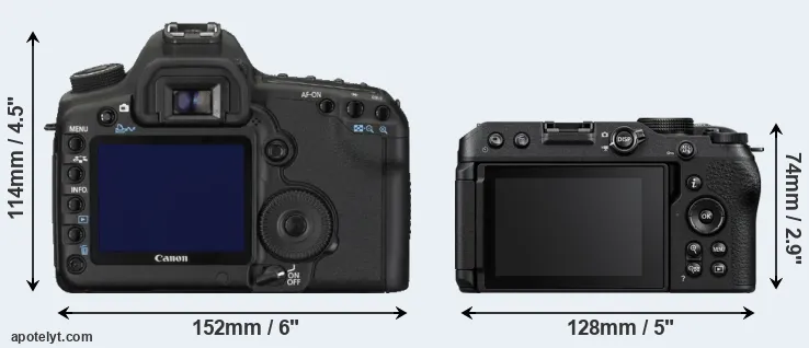 Comparison 5D Mark II or Z30 rear