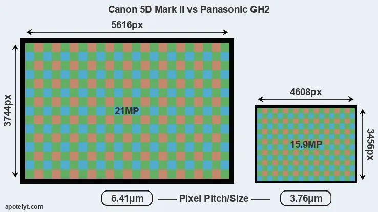 5D Mark II versus GH2 MP