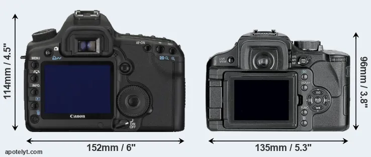 Comparison 5D Mark II or L10 rear
