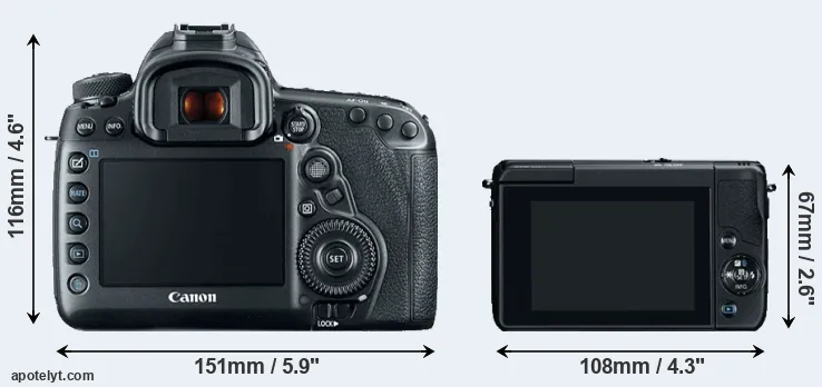 Comparison 5D Mark IV or M10 rear