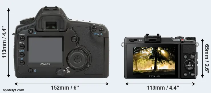 Comparison 5D or XZ-2 rear