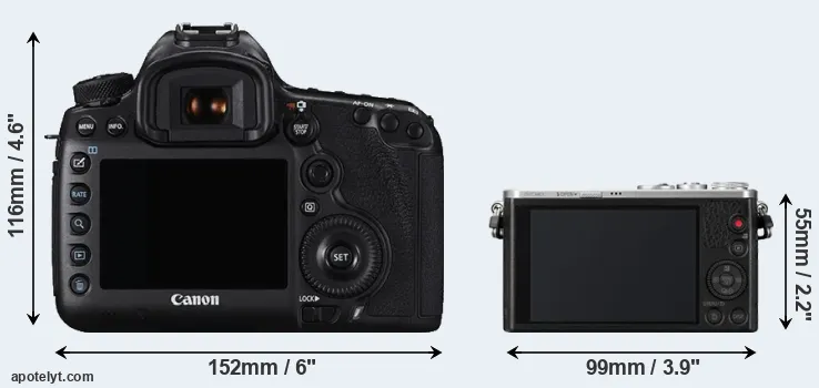 Comparison 5DS R or GM1 rear