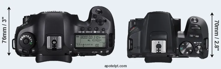 Compare 5DS versus SL3 top