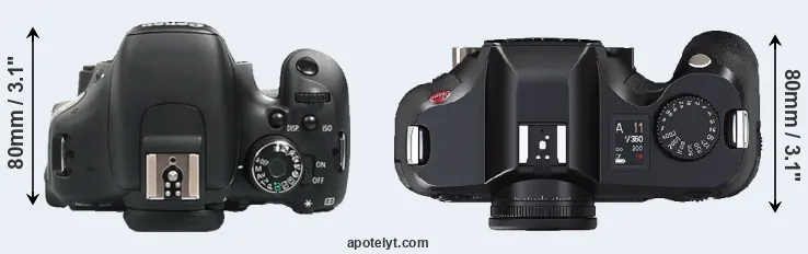 Compare 600D versus S2 top