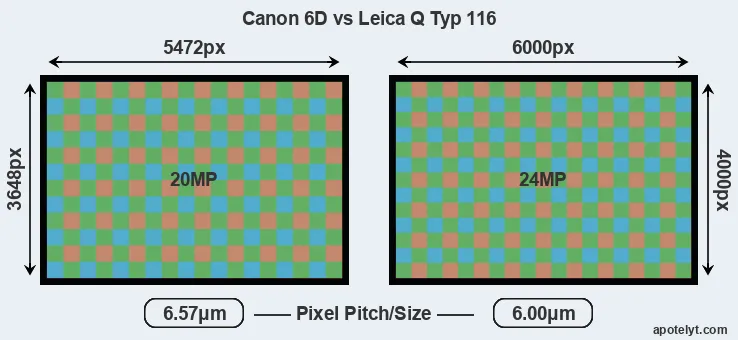6D versus Q Typ 116 MP