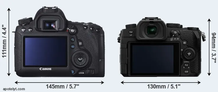 Comparison 6D or G95 rear