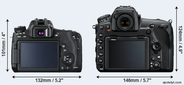 Comparison 760D or D850 rear