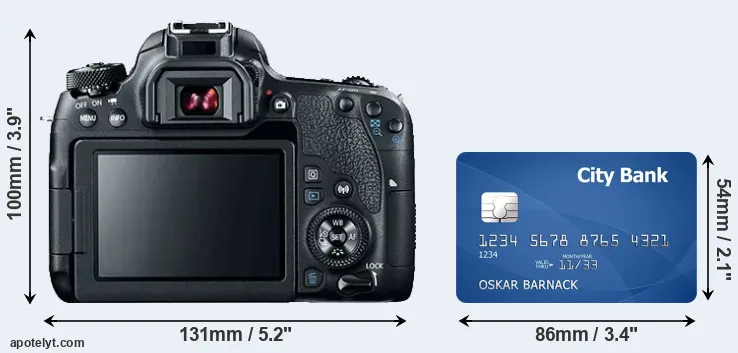 77D and credit card rear side
