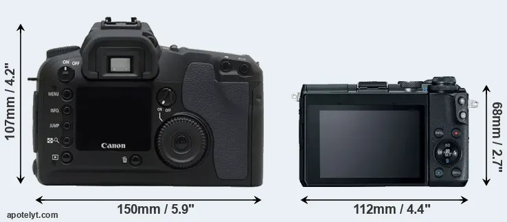 Comparison D30 or M6 rear