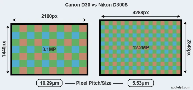 D30 versus D300S MP