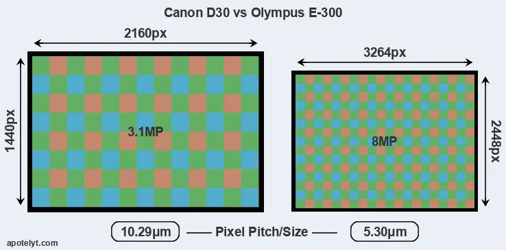 D30 versus E-300 MP