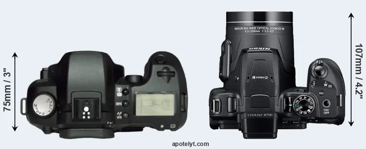 Compare D60 versus B700 top