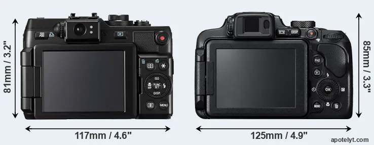 Comparison G1X or B700 rear