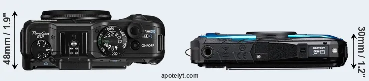 Compare G12 versus WG-90 top