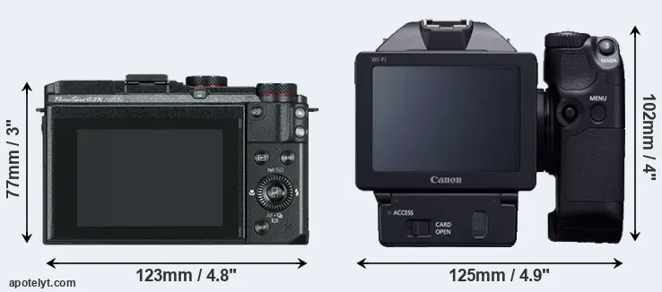Comparison G3X or XC10 rear