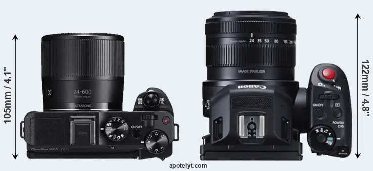 Compare G3X versus XC10 top