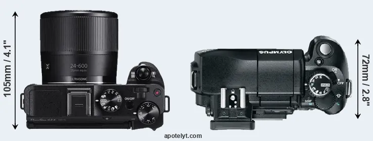 Compare G3X versus E-330 top