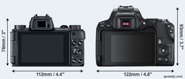 Comparison G5X or SL3 rear