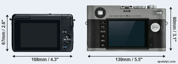 Comparison M10 or M-E Typ 240 rear