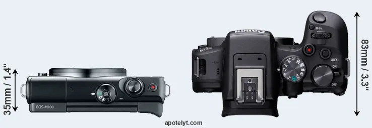 Compare M100 versus R10 top