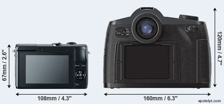Comparison M100 or S2 rear