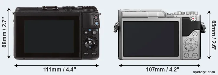 Comparison M3 or GX850 rear