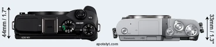 Compare M3 versus GX850 top
