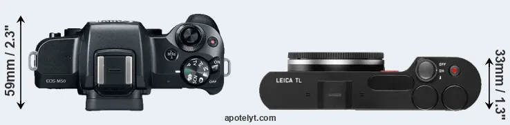 Compare M50 versus TL top