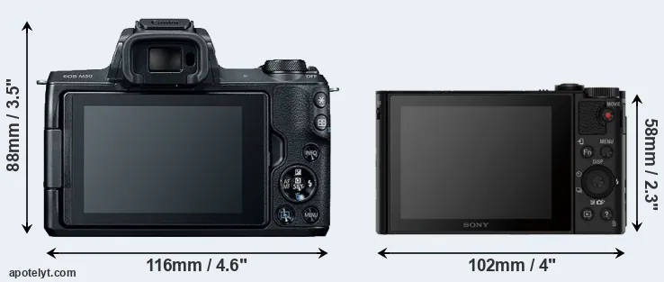Comparison M50 or HX80 rear