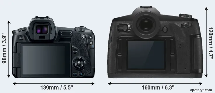 Comparison Canon R or S3 rear