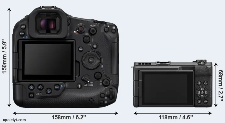 Comparison R1 or V1 rear