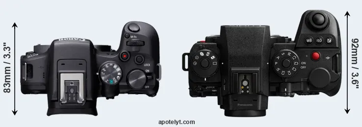 Compare R10 versus S1R II top