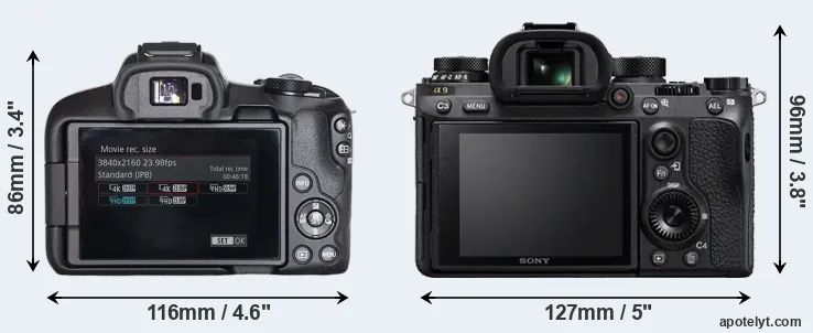 Comparison R50 or A9 rear