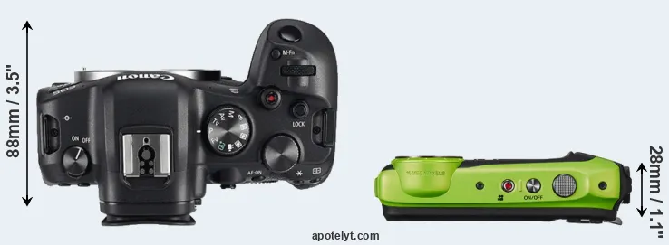 Compare R6 versus XP120 top