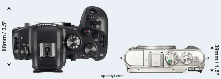 Compare R6 versus E-PL9 top