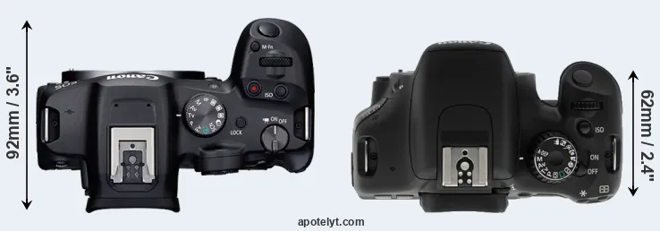 Compare R7 versus T2i top
