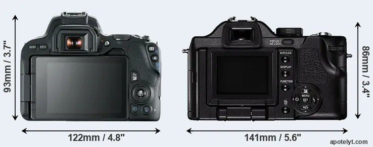 Comparison SL2 or V-LUX 1 rear