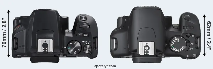 Compare SL3 versus XSi top